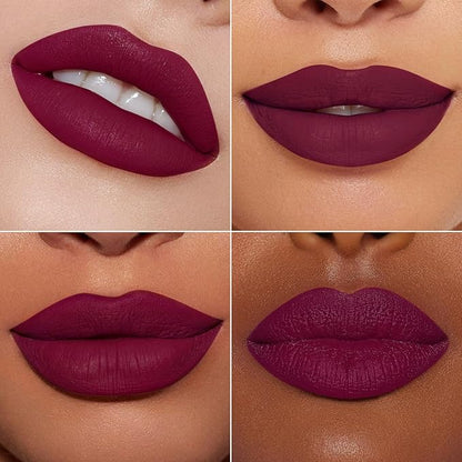 MAKI YIKA Dark Purple Lipstick for Women Color Lipstick