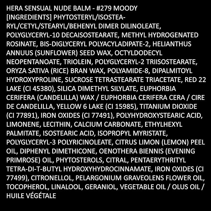 HERA Sensual Nude Balm Moisturizing Lip Balm Glossy Moisturizing