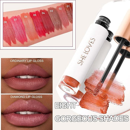 Women Matte Lipstick Nude Long Lasting Liquid Lipstick, Long