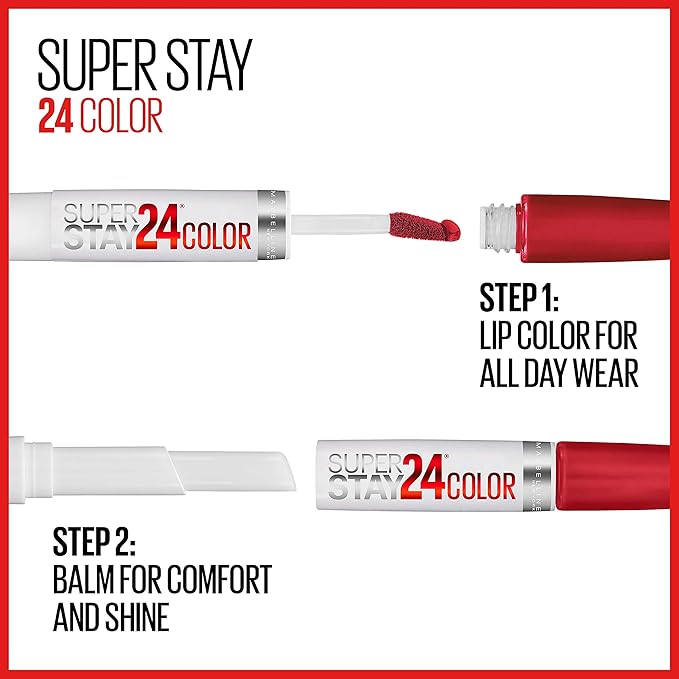 Maybelline SuperStay 24, 2-Step Liquid Lipstick, Absolute Taupe