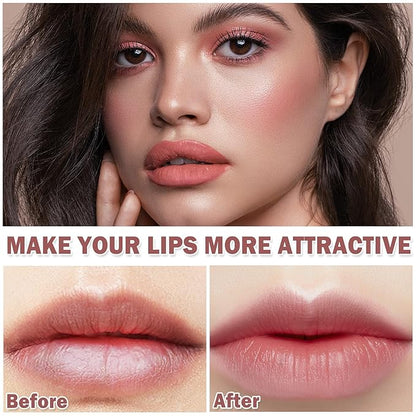 Nude Lipstick Set Matte Lipstick Waterproof Long Lasting Long