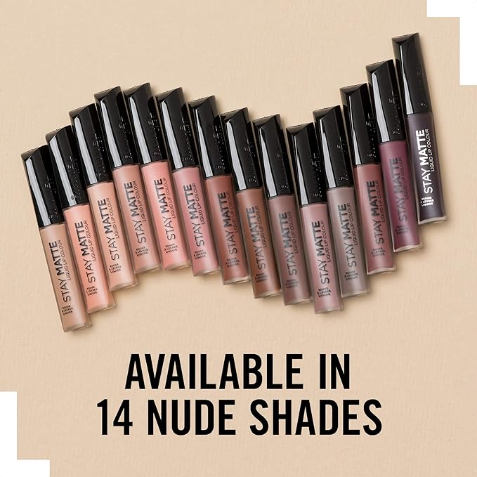 Rimmel London Stay Matte Liquid Lip Color with Lip 21oz