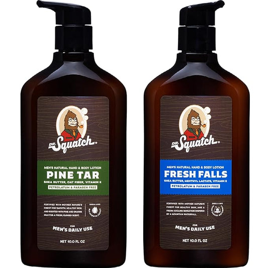 Dr. Squatch Men's Natural Lotion Non-Greasy