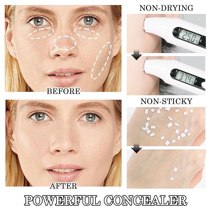 6 Colors Correcting Concealer Cream Contour Palette,Long Lasting Makeup Kit