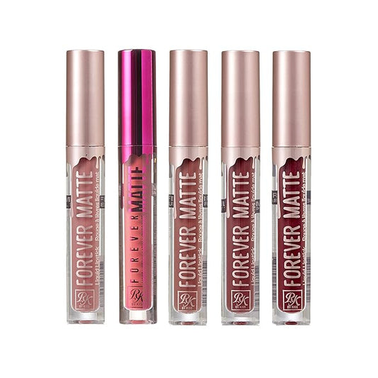 Ruby Kisses Forever Matte Liquid Lipstick 5 Pack RFML03&07&08&15&20