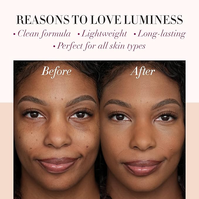 LUMINESS Silk Airbrush Spray Foundation & Primer Kit Deep Dark)