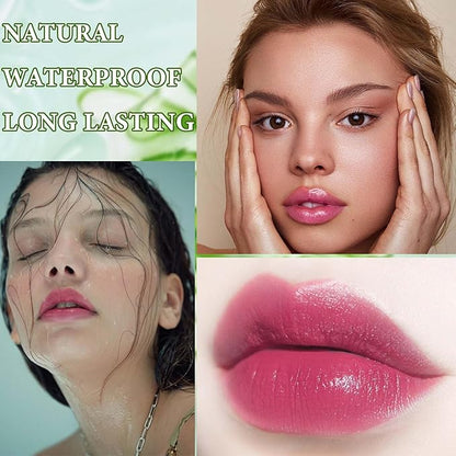 5 Pcs Aloe Vera Lipstick,Color Changing Change Lipstick Changing