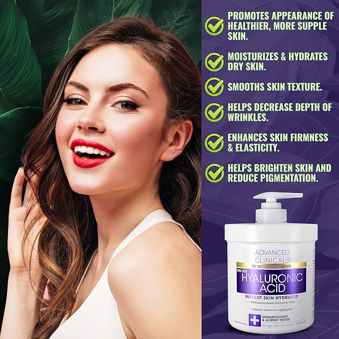 Advanced Clinicals Retinol Cream + Hyaluronic Aging