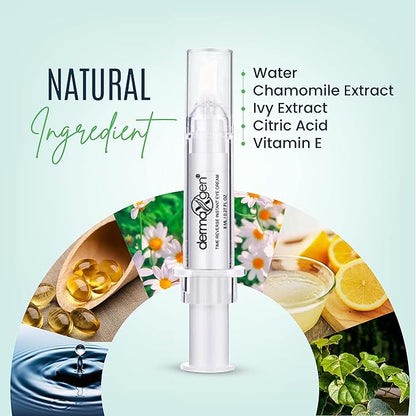 Advanced Eye Cream with Turmeric & Vitamin C – Hydrating Formula for Dark Circles, Puffiness & Eye Bags – Visibly Smooths Fine Lines for a Refreshed Look – 8ml