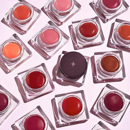 Sinful Lip N Cheek Mousse Tint - Powder Matte Blush for Cheeks and Tinted Lip Balm - 2 in 1 Weightless Formula - 002 Bubbelgum - 0.14 oz