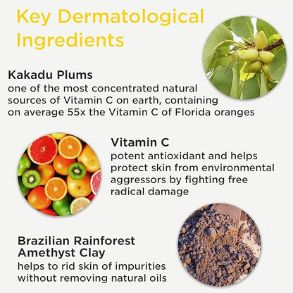DERMAdoctor Kakadu C Dermatologist Formulated Eye Souffle, Vitamin C and Caffeine Eye Cream. Dark Circles Under Eye Treatment and Under Eye Brightener - 0.5 fl oz
