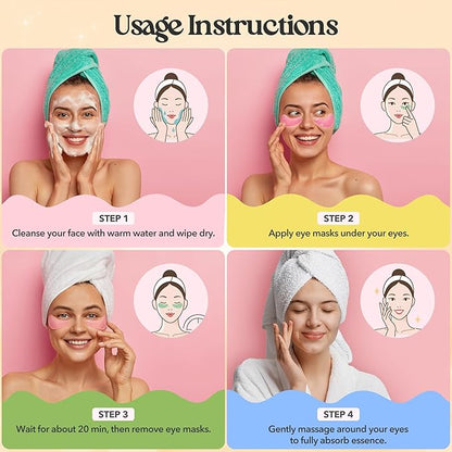 Under Eye Patches for Dark Circles & Puffy Eyes (mix color)