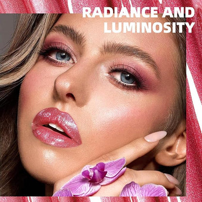 Shimmer Coating Tint Liquid Lipstick, Pink Moisturizing Pearl Coating