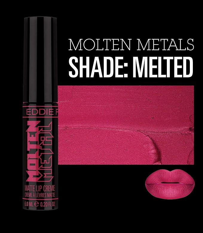 EDDIE FUNKHOUSER Molten Metal Metallic Matte Liquid Lipstick