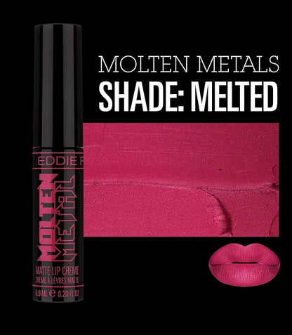 EDDIE FUNKHOUSER Molten Metal Metallic Matte Liquid Lipstick