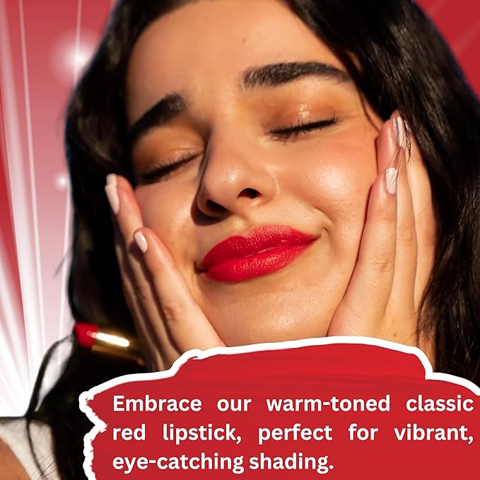 𝗘𝘀𝘀𝗲𝗻𝗰𝗲 𝗼𝗳 𝗔𝗿𝗴𝗮𝗻 Deep Moisturizing Red Lipstick, Long Moisturizing