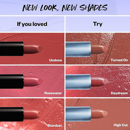 Kosas Weightless Lip Color Nourishing Satin Lipstick - High Impact Lip Color with Clean Formula - Comfy Feel & Soft Finish - Turned On