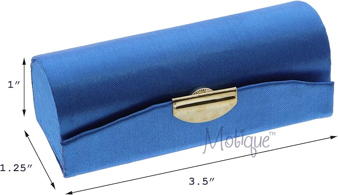 Solid Satin Ladies Lipstick Case With Mirror Purse
