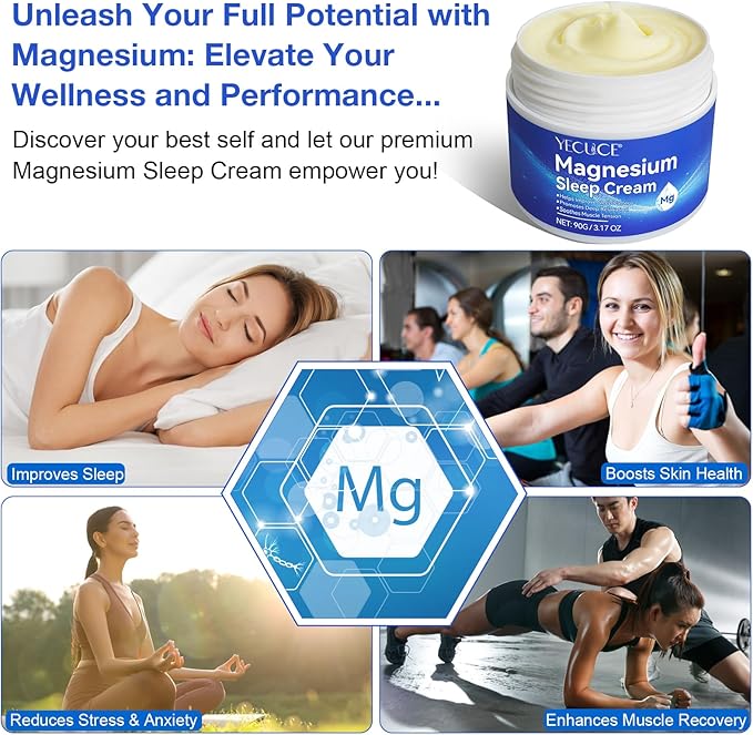 Magnesium Lotion(3.17 OZ), Magnesium Cream
