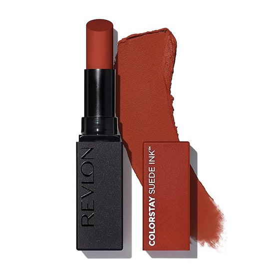 REVLON Lipstick, ColorStay Suede Ink, Built-in Primer, Infused Lipstick, 09 oz