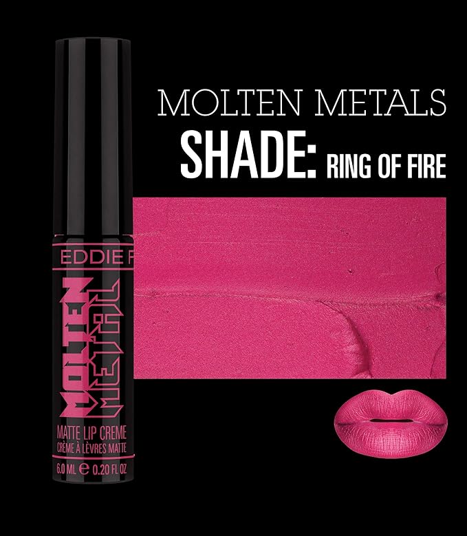 EDDIE FUNKHOUSER Molten Metal Metallic Matte Liquid Lipstick (Ring