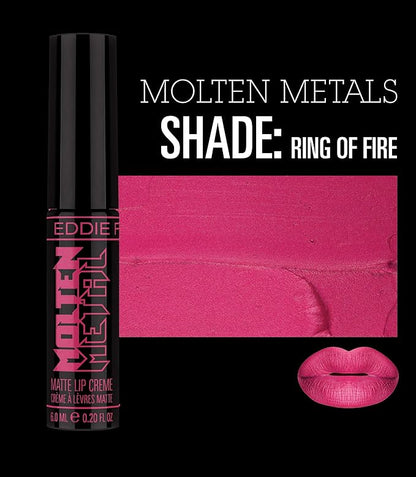 EDDIE FUNKHOUSER Molten Metal Metallic Matte Liquid Lipstick (Ring