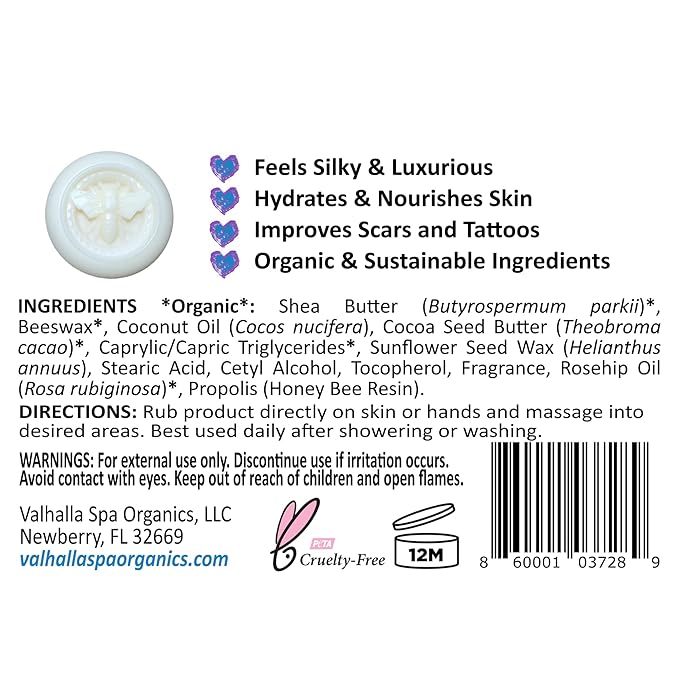 Lotion Bar With Organic Body Butters