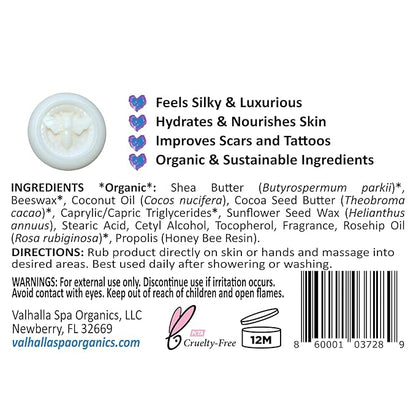 Lotion Bar With Organic Body Butters