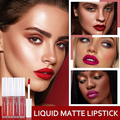 Matte Liquid Lipstick Set 24 Colors Shining Lip Shining