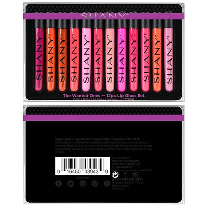SHANY The Wanted Ones - 12 Piece Lip Gloss