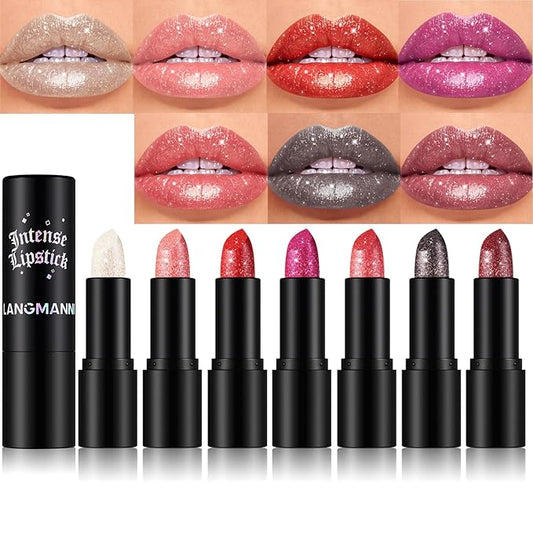 Jolilab Sparkling 7 Pcs Set Lipstick Lip Gloss