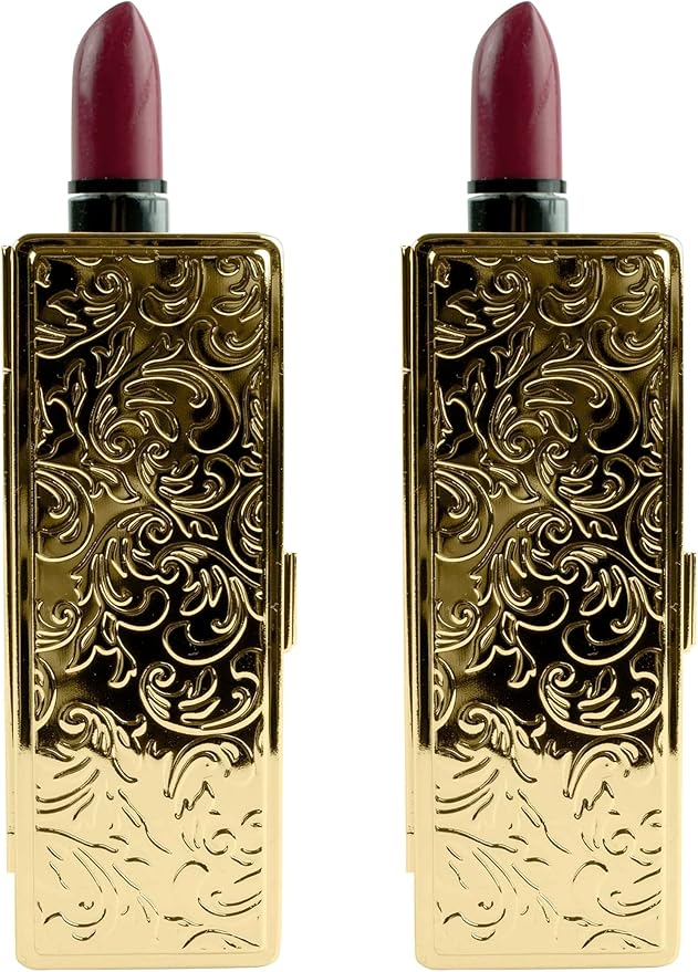 Stephanie Imports Set of 2 Rectangular Vintage Lipstick Rectangular