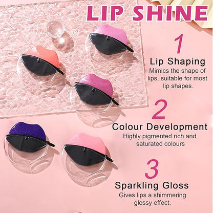 CAHIUYOA 3PCS Color Changing Lipstick Lazy Lipstick Set Changing