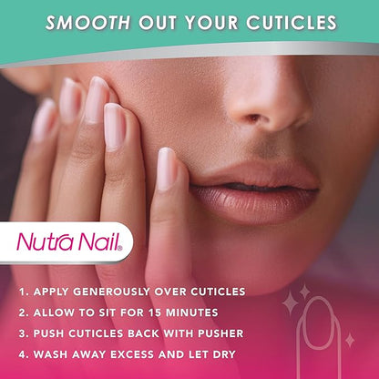 Nutra Nail Naturals Cuticle Remover - Instant Nail Bed Softener & Removal Oil Treatment for Nails & Nail Health (0.45 Fl Oz)
