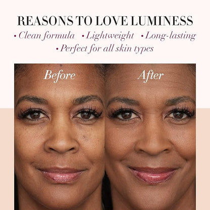 LUMINESS Silk Airbrush Spray Foundation & Primer Kit Deep Rich)