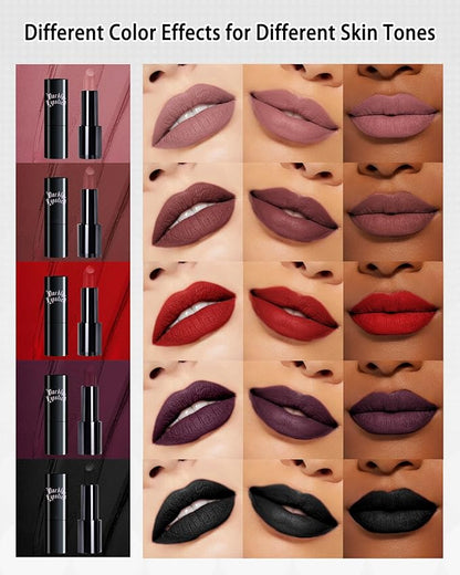 Nude Pink Lipstick Long Lasting for Women, Hydrating Lipstick