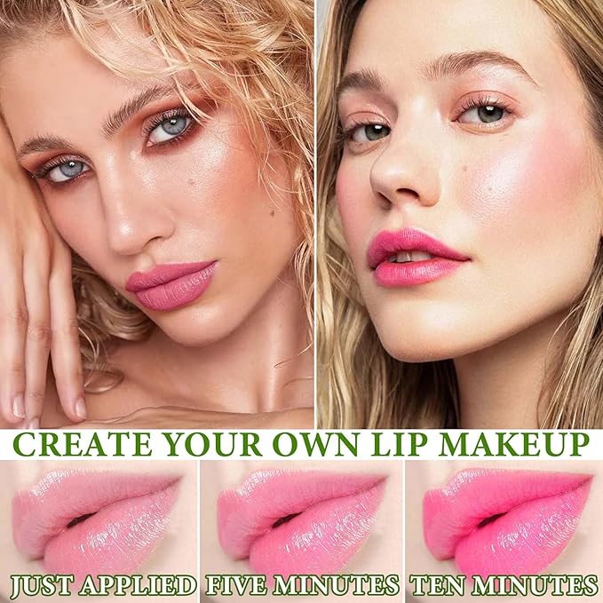 5 Pcs Aloe Vera Lipstick,Color Changing Change Lipstick Changing