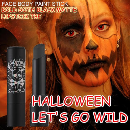 Black Matte Lipstick Tube, Smudge Proof Long Lasting Smudge