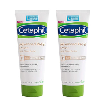 Cetaphil Advanced Relief Lotion 8 Ounce Pack of 2