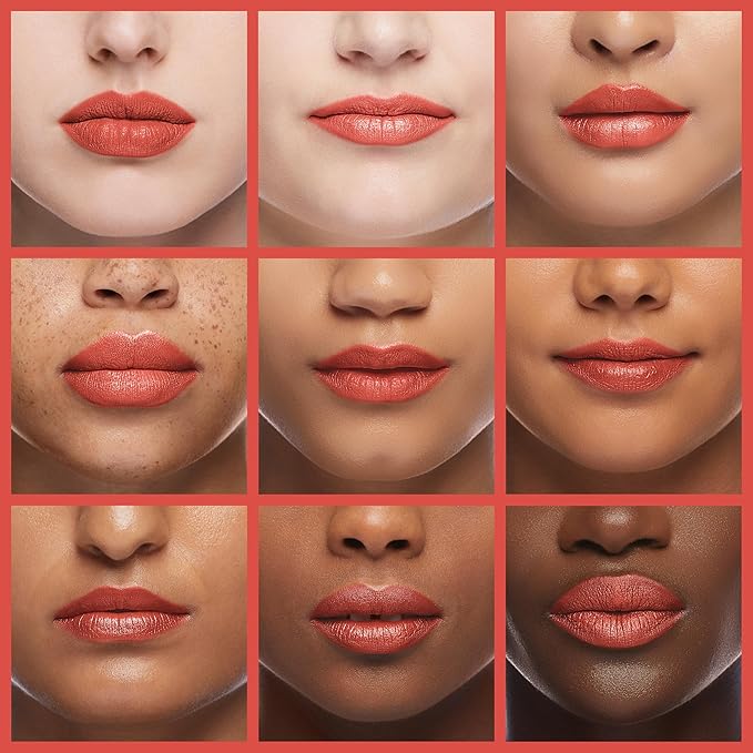 Palladio Herbal Lipstick, Rich Pigmented and Creamy Lipstick, Infused with Aloe Vera, Chamomile & Ginseng, Prevents Lips from Drying, Combats Fine Lines, Long Lasting Lipstick, Toasted Orange