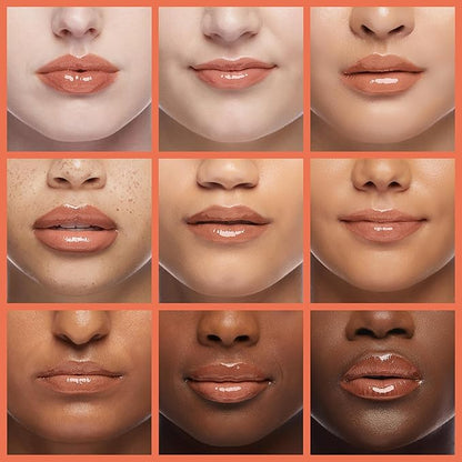 Physicians Formula Rosé Kiss All Day Glossy Lipstick Lip Color Makeup, Orange Sweet Nothings | Dermatologist Tested, Clinicially Tested
