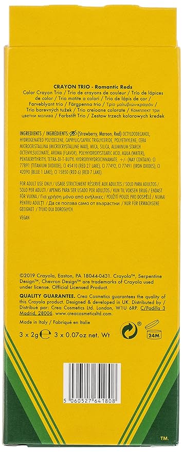 Crayola Beauty - Lip & Cheek Crayon Trio