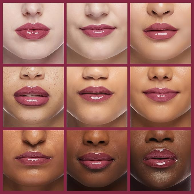 Physicians Formula Rosé Kiss All Day Glossy Lipstick Lip Color Makeup, Red Xoxo | Dermatologist Tested, Clinicially Tested