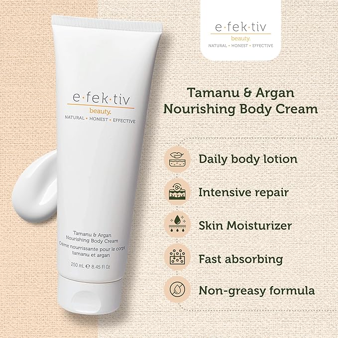 Tamanu and Argan Nourishing Body Cream 8.45 oz