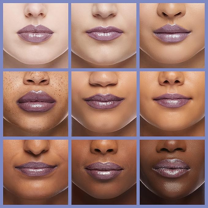 MEICOLY Blue Shimmer Lipstick, Magic Color Changing Lipstick,Tinted Magic