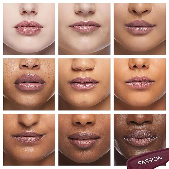 Pure Cosmetics Pure Illumination Lip Gloss - LED-lit Applicator w/Side Mirror - Non-Sticky, Moisturizing & Hydrating Lip Glosses - Soothes & Heals Dried Chapped Lips (Passion)