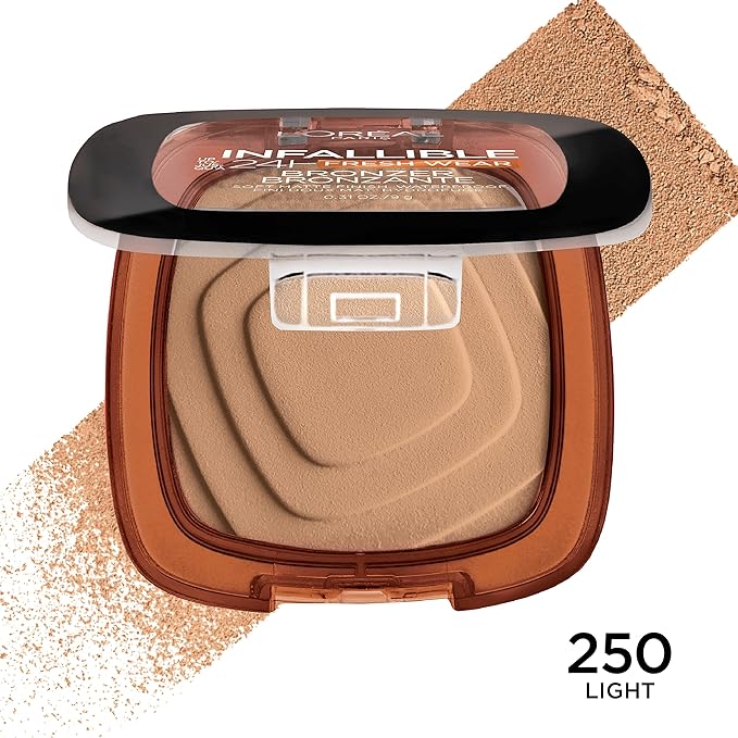 L'Oreal Paris Infallible Up to 24H Fresh Wear sweatproof, Light, 0.31 oz