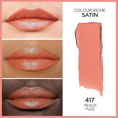 L'Oreal Paris Colour Riche Lipcolour, Peach Fuzz, 1 Lipcolour,
