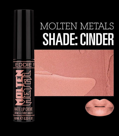 EDDIE FUNKHOUSER Molten Metal Metallic Matte Liquid Lipstick