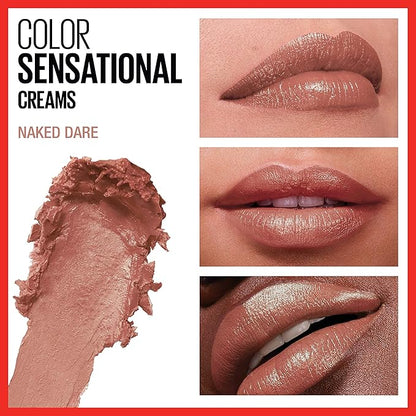 Maybelline Color Sensational Lipstick, Lip Makeup, Cream Finish, Lipstick, 15 oz